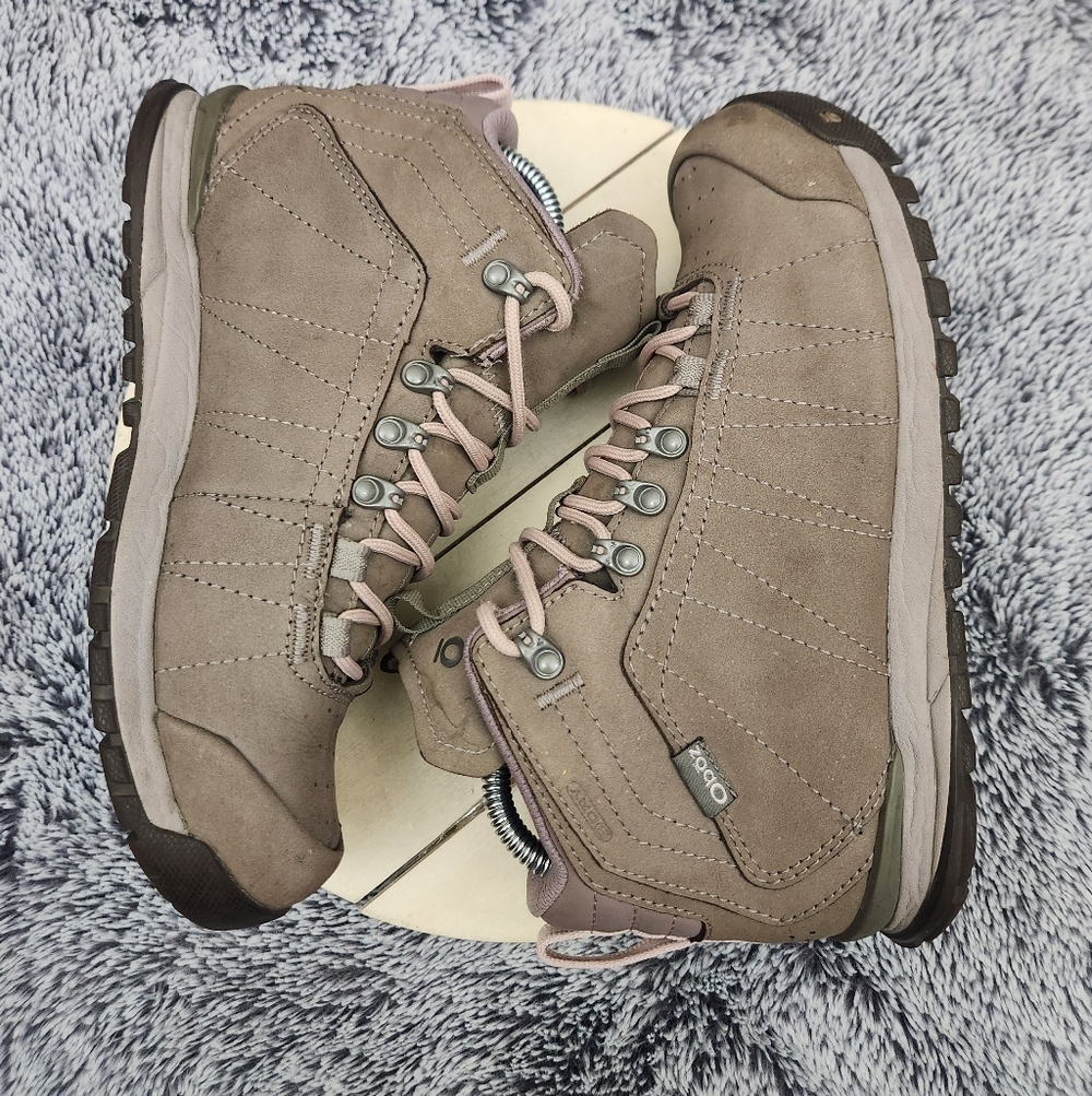 OBOZ Bozeman Mid Leather Waterproof Shoes Women's Size 7.5 - Picture 6 of 9